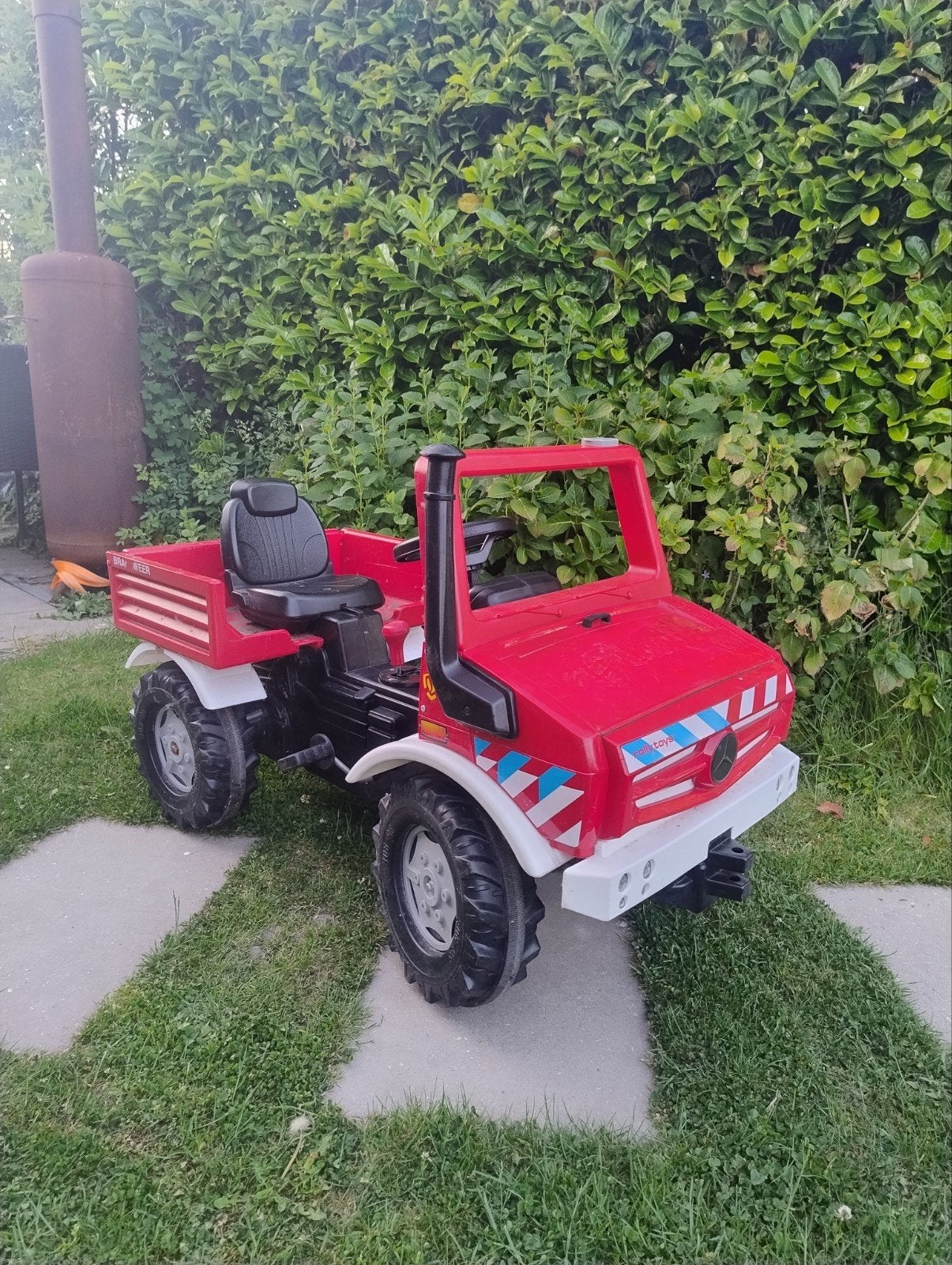 Brandweer Unimog kinder trap auto, Ophalen, Gebruikt
