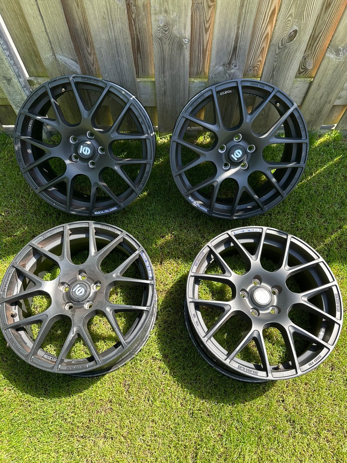 Set Sparco pro corsa velgen, Ophalen, 18 inch, Velg(en), Zomerbanden
