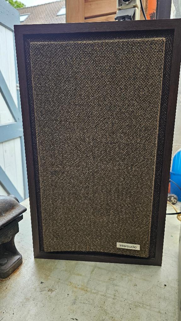 Interaudio luidsprekers, Gebruikt, 60 tot 120 watt, Front, Rear of Stereo speakers, Ophalen