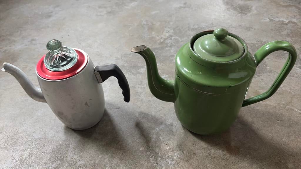 Vintage koffie en theepot, Antiek en Kunst, Ophalen