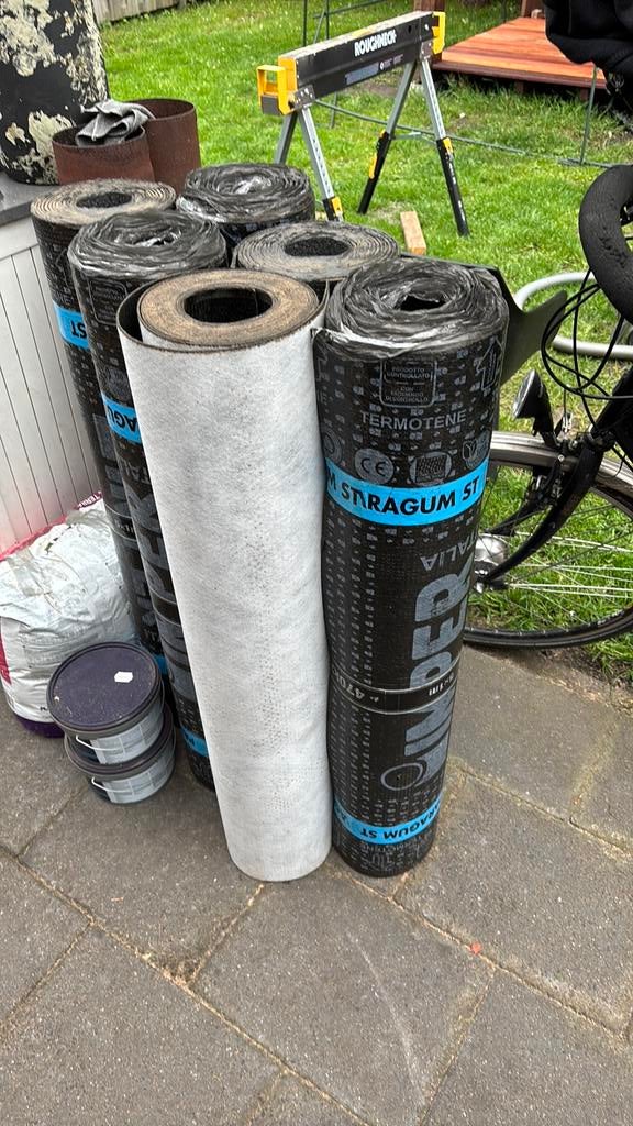 Paragum dakleer met lijslag, onderlaag en daktrim., Overige materialen, Zwart, Nieuw, Ophalen of Verzenden