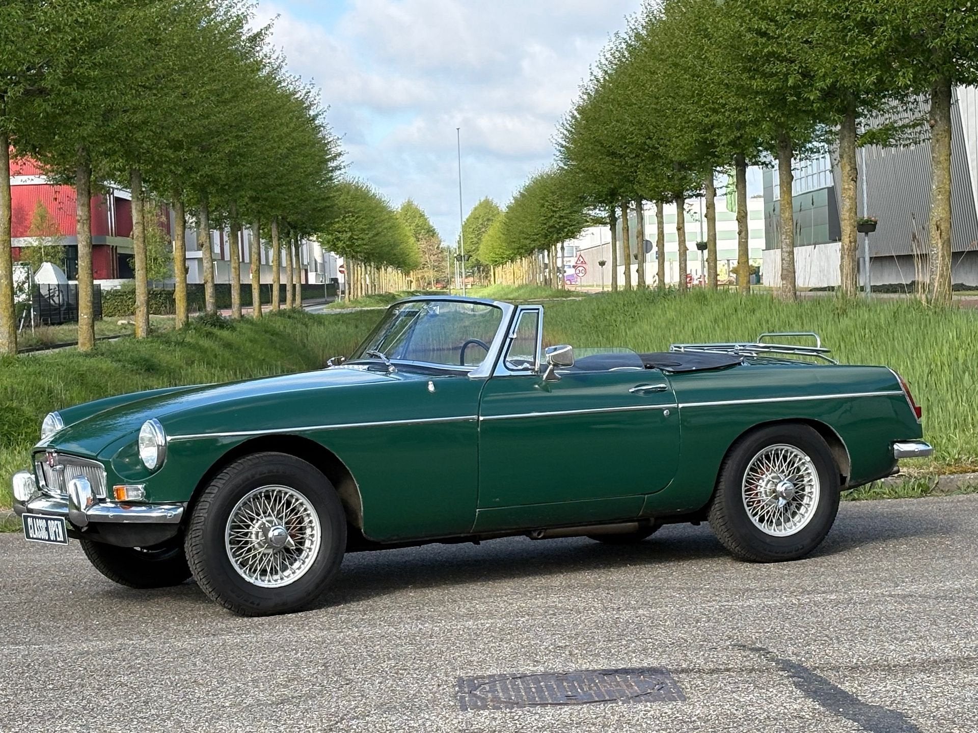 MG MGB, Auto's, Lederen bekleding, B, Zwart, Cabriolet