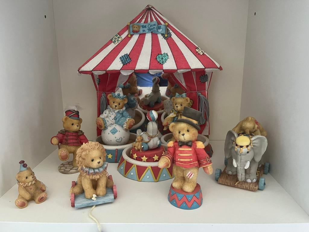 Cherished Teddies - Circus, Ophalen of Verzenden, Zo goed als nieuw, Poppenhuis