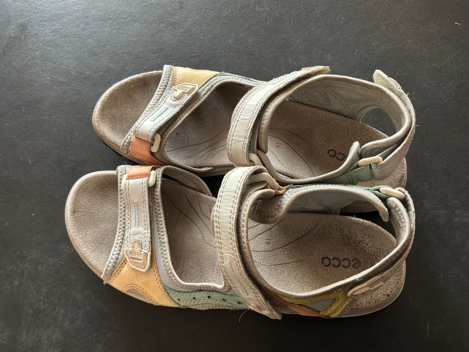 ECCO Sandalen Maat 41 - Comfortabel en Stijlvol, Ophalen of Verzenden, Gedragen, Overige kleuren, Sandalen of Muiltjes