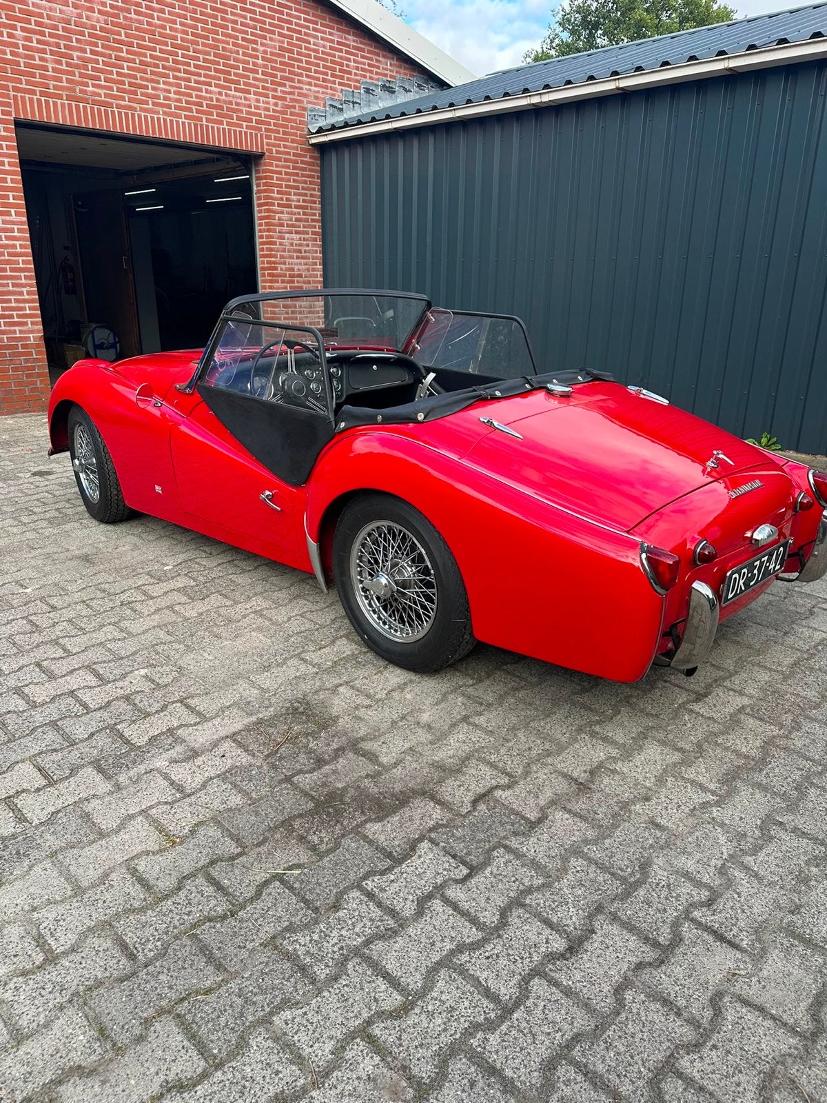 Triumph TR3 - 1959 - Rood - Oldtimer, foto 5
