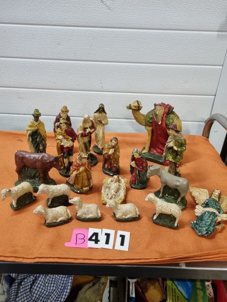 kerststal beelden oud jaren 70 [b411], Diversen, Ophalen of Verzenden, 'T Olde Gre-j, Info@toldegrej.nl, Endepoelstraat 20f Didam
