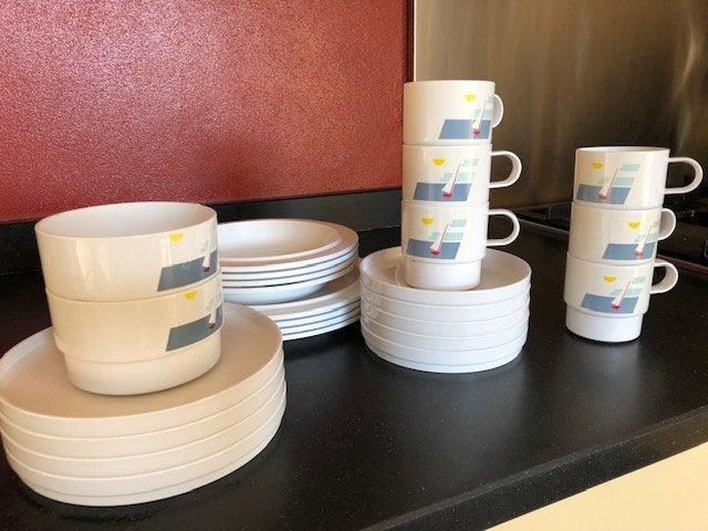 Camping servies, Ophalen of Verzenden, Zo goed als nieuw
