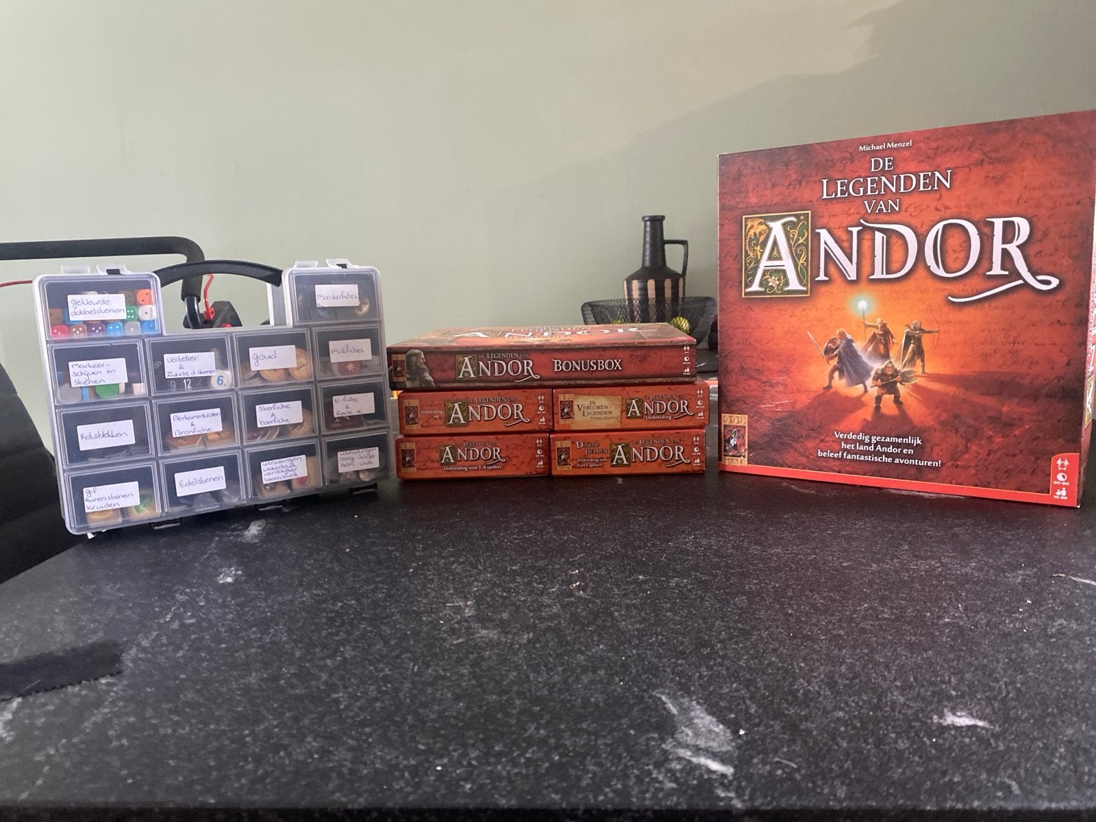 De Legenden van Andor:  met Bonusbox en uitbreidingen, Vijf spelers of meer, Ophalen, Gebruikt