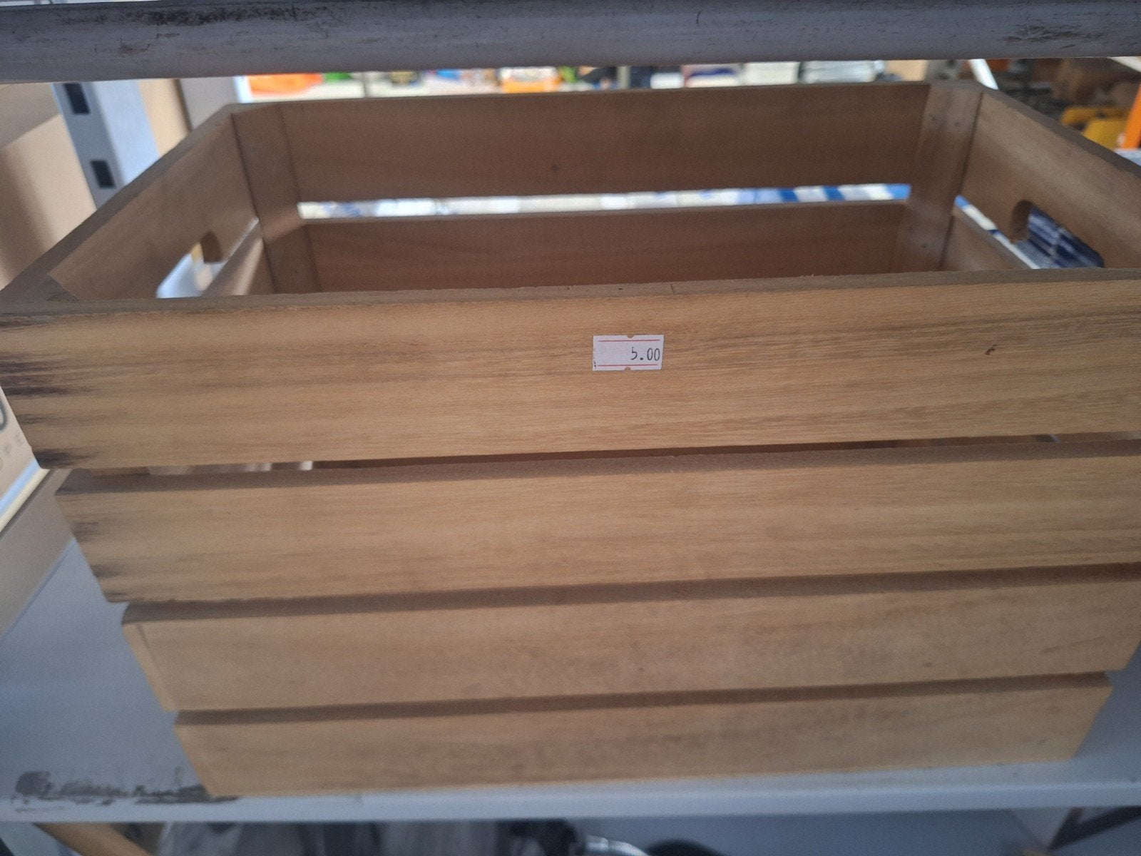 Houten kistje decoratie 40x25x25 cm, Huis en Inrichting, Woonaccessoires | Kisten, Ophalen, Minder dan 50 cm, Nieuw, Minder dan 50 cm