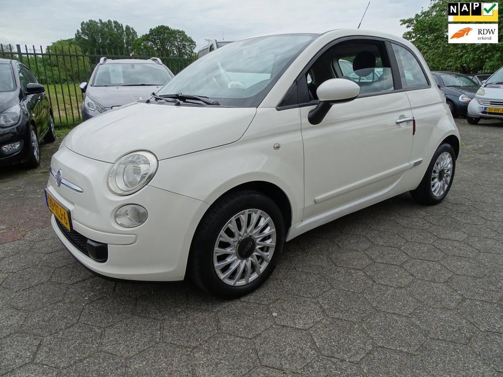 Fiat 500 1.2 Pop AIRCO/AFN TREKHAAK, Voorwielaandrijving, Gebruikt, 4 cilinders, 840 kg