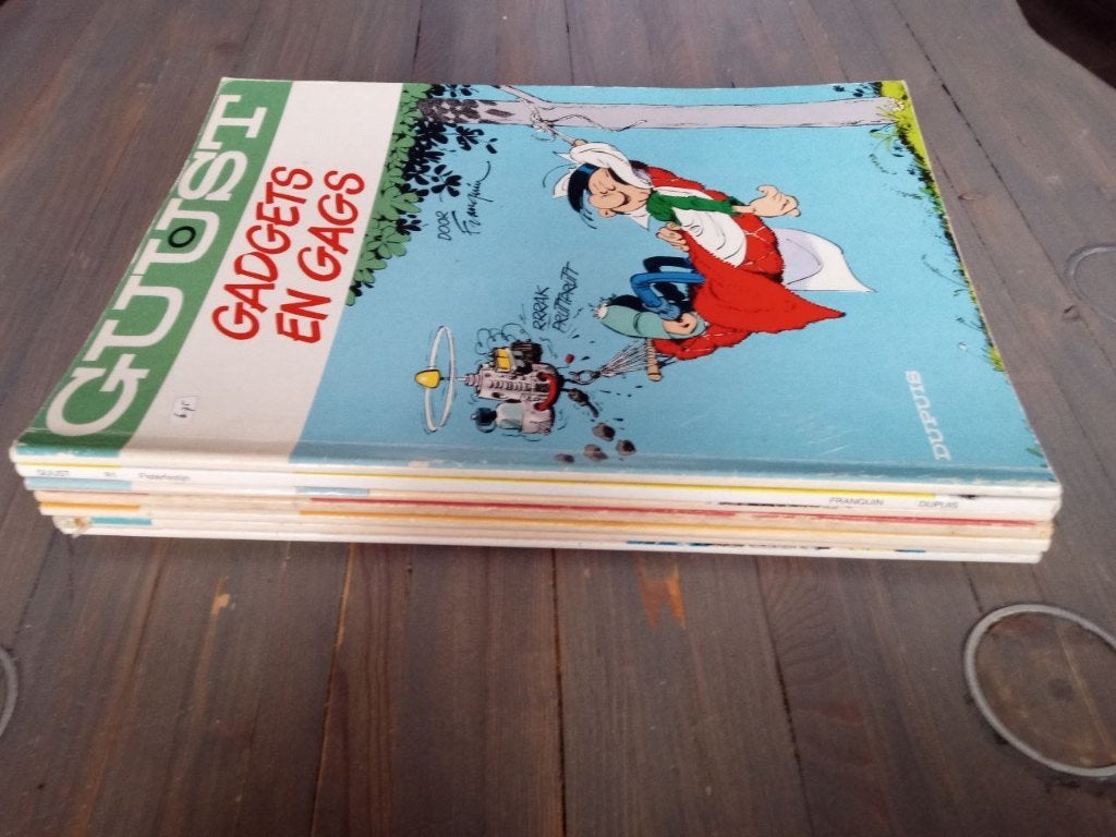 Guust flater stripboeken, 0, R1, R2, 9, 10, 11, 13 en 18., Eén stripboek, Ophalen of Verzenden, Gelezen