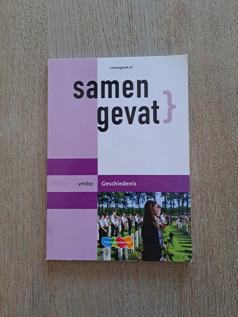 Samengevat Geschiedenis Vmbo, Boeken, Schoolboeken, Ophalen of Verzenden, Zo goed als nieuw, VMBO, Geschiedenis