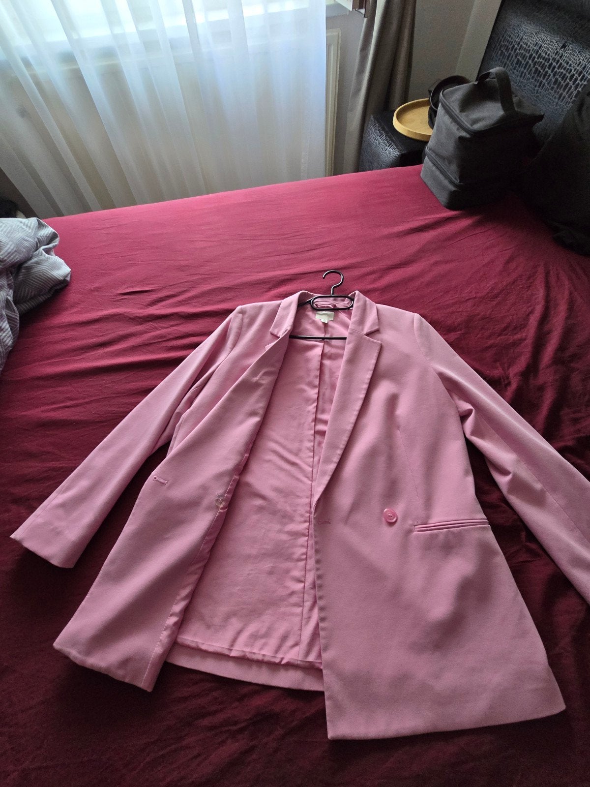Stijlvolle blazer in diverse kleuren - Maat M, Maat 38/40 (M), Ophalen of Verzenden, Jasje, Roze