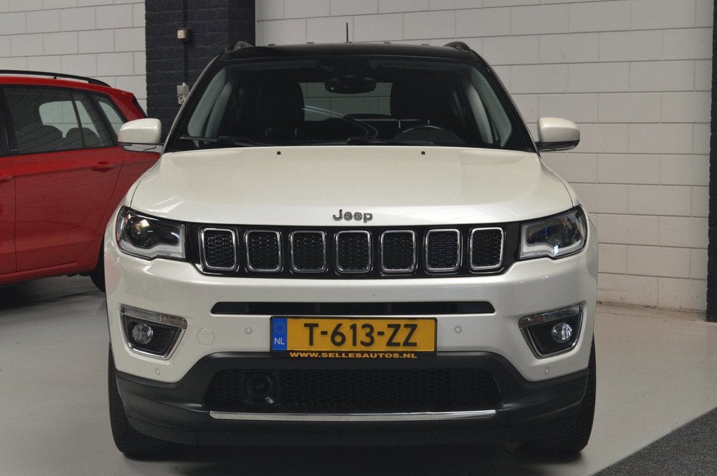 Jeep Compass 1.4 MultiAir Limited 4x4 // NAVI // CAMERA // C, Auto's, Jeep, Automaat, 450 kg, 4 cilinders, Leder en Stof