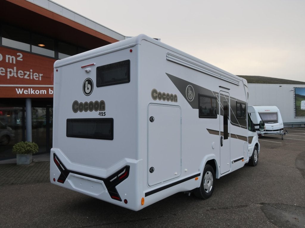 Benimar Cocoon 425 GROOT STAPELBED EN HEFBED, Automaat, Ford, Diesel, Verwarmde buitenspiegels