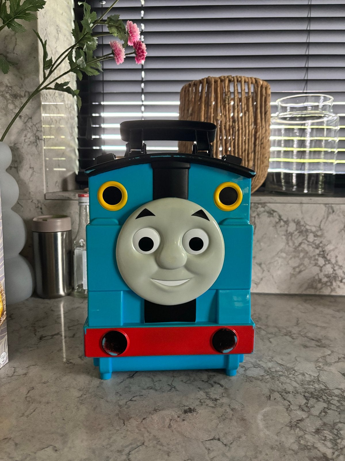 Thomas de Trein Opbergdoos voor Auto's - Goede Staat, Ophalen, Gebruikt