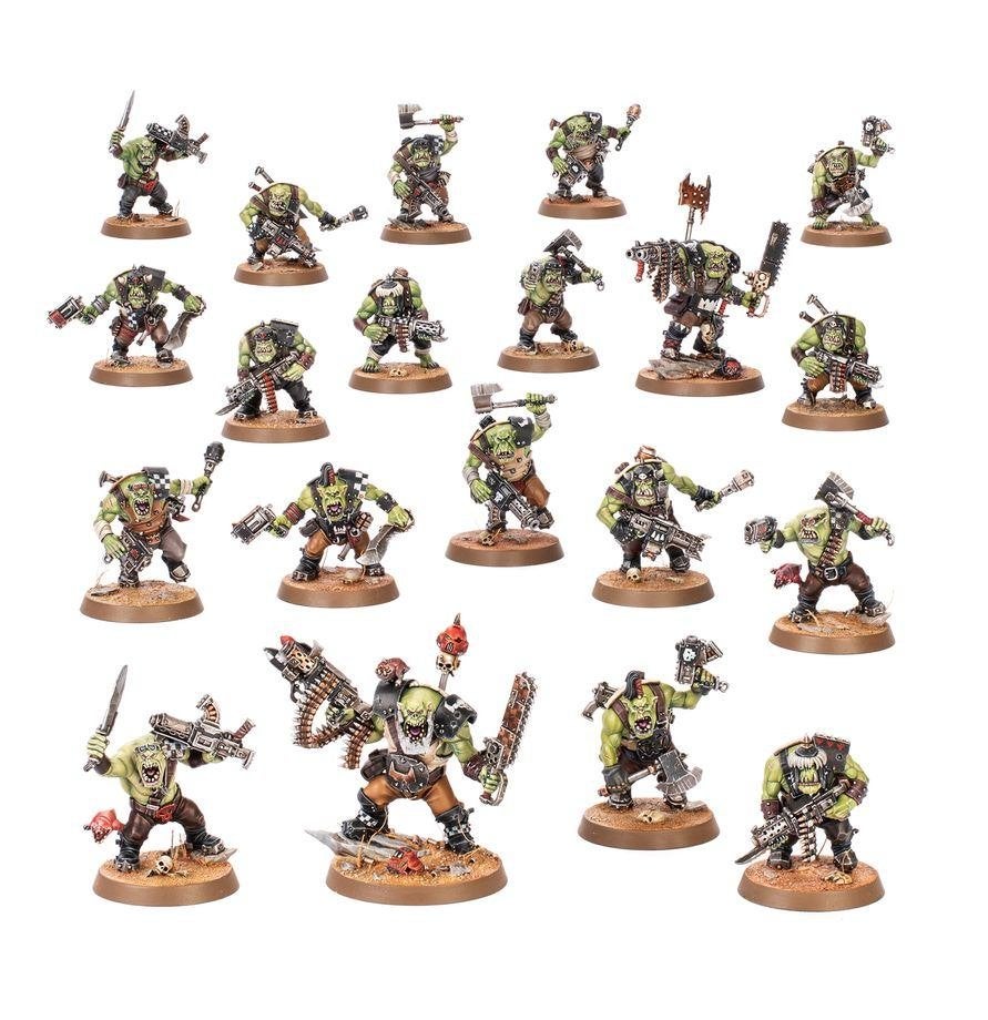 Armegedon 10 Orks Boys, Hobby en Vrije tijd, Wargaming, Ophalen of Verzenden, Nieuw, Warhammer
