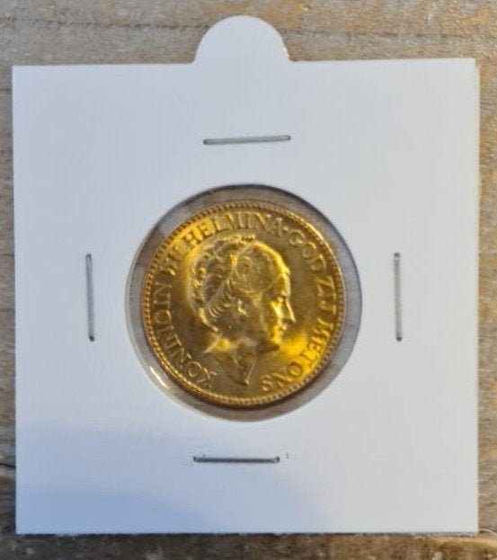 Mooi gouden tientje  1933, Postzegels en Munten, Munten | Nederland, Ophalen, Goud, Koningin Wilhelmina, Losse munt