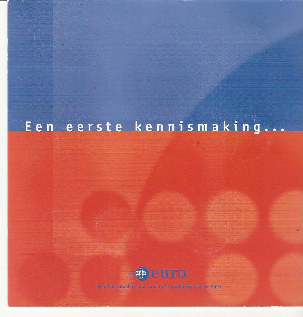 Euro Muntset met de eerste Euromunten, Postzegels en Munten, Munten | Nederland, Ophalen of Verzenden, Koningin Beatrix, Euro's