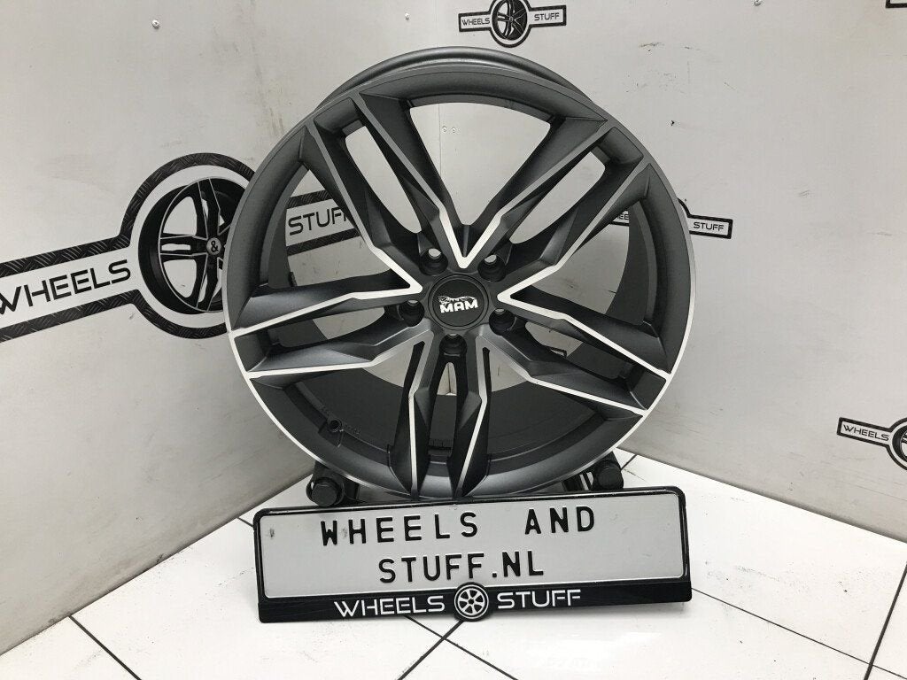 MAM RS3 lichtmetaal velgen 19"inch 5x112 Aud A3 A4, Auto-onderdelen, Ophalen, Gebruikt, 19 inch, Velg(en)