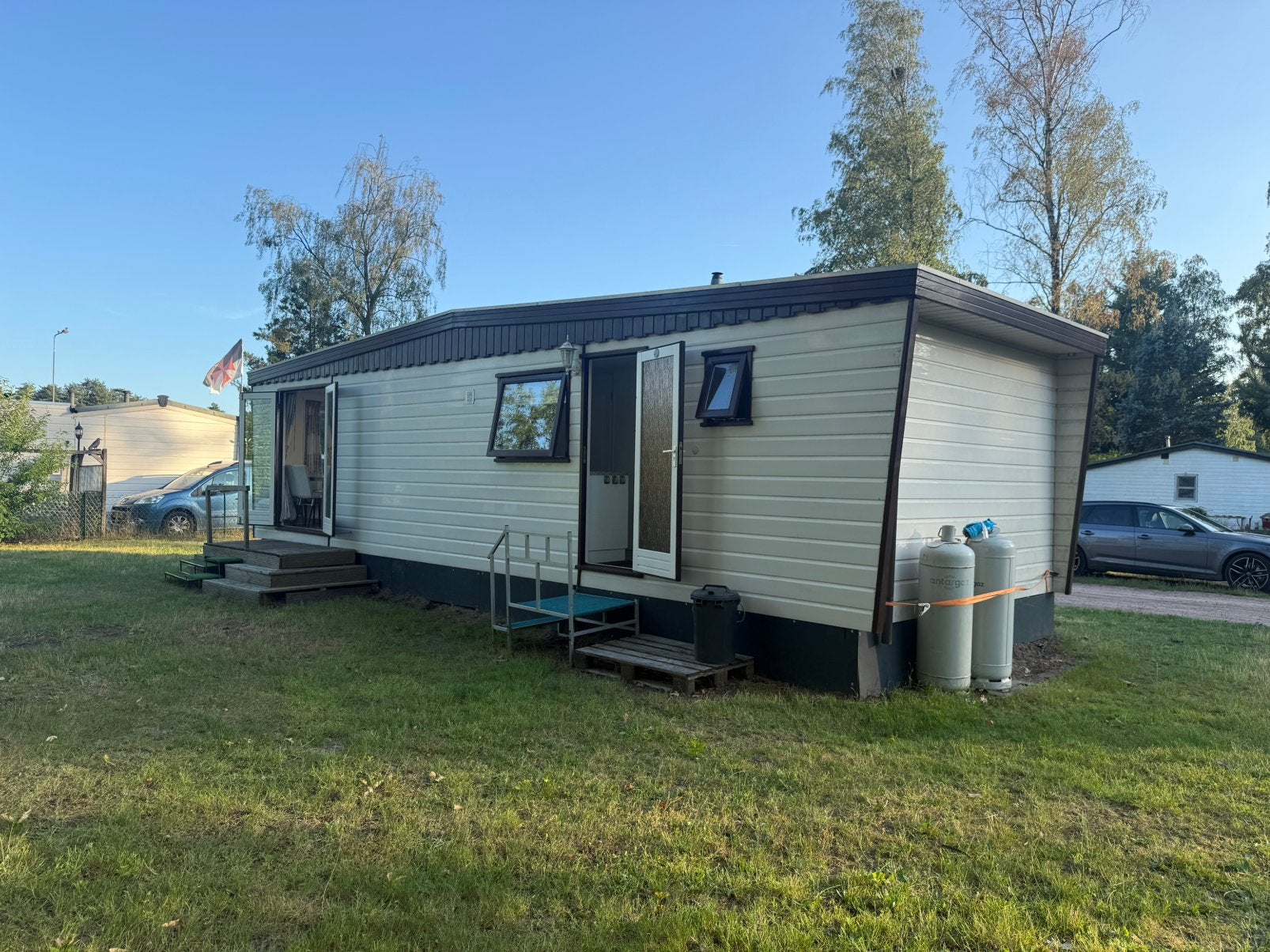 Stacaravan te koop camping Tulderheyde nr 3, Caravans en Kamperen, Stacaravans, Tot en met 6