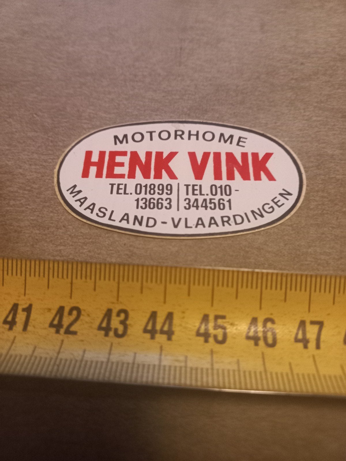Motorhome Henk Vink Maasland-Vlaardingen, Ophalen of Verzenden