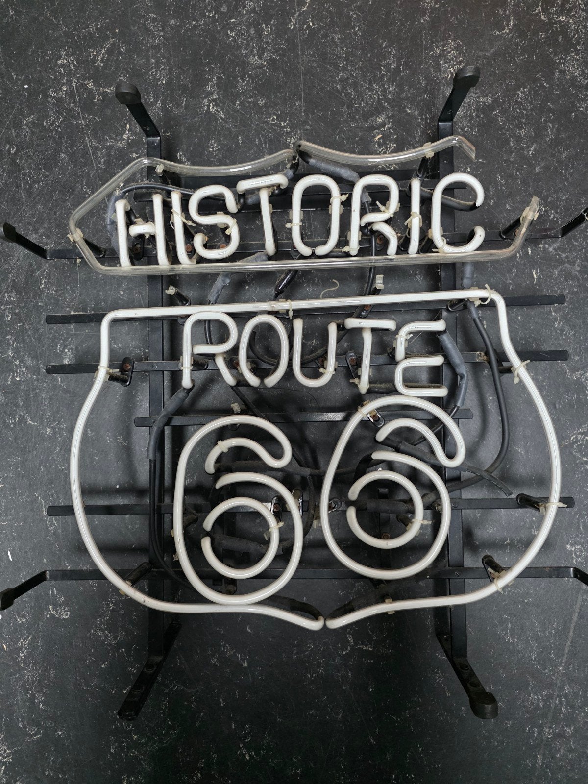 Oude neon Route 66 defect, Verzamelen, Ophalen of Verzenden, Huis en Inrichting