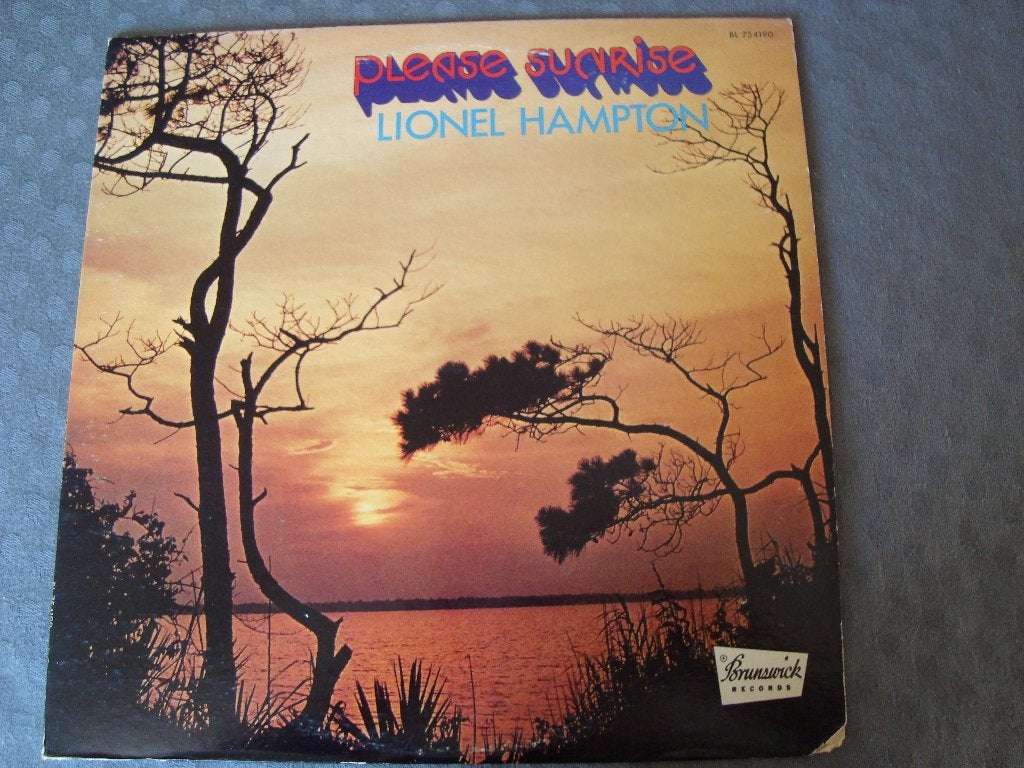 Lionel hampton please sunrise, Ophalen of Verzenden, Zo goed als nieuw, 12 inch