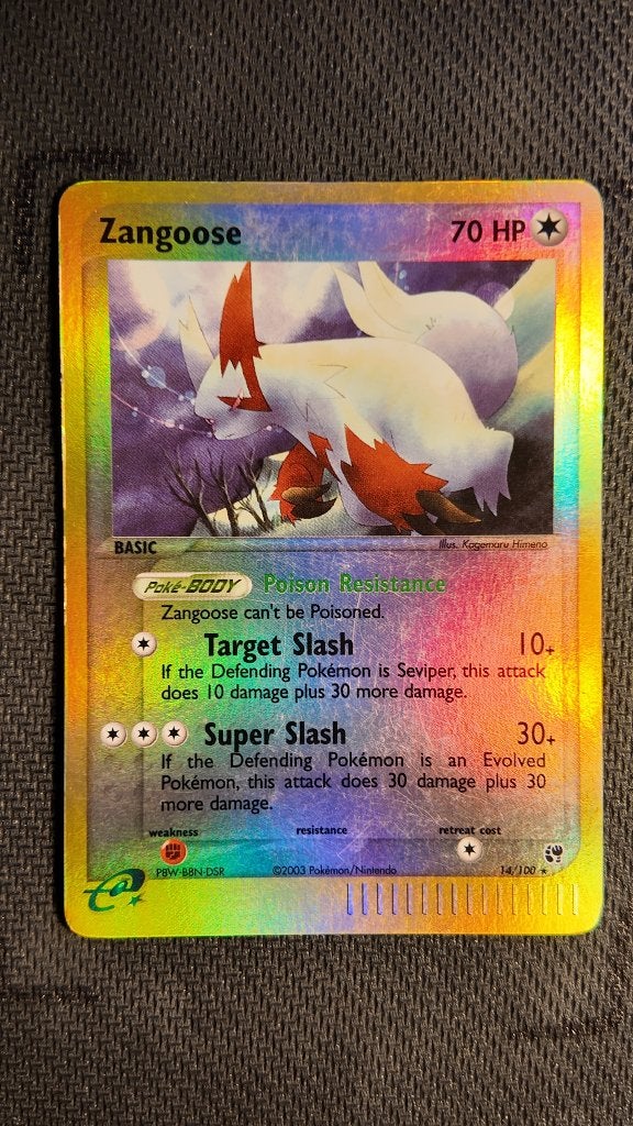 Zangoose 14 Sandstorm | Pokemon kaart, Hobby en Vrije tijd, Verzamelkaartspellen | Pokémon, Ophalen, Losse kaart, Foil