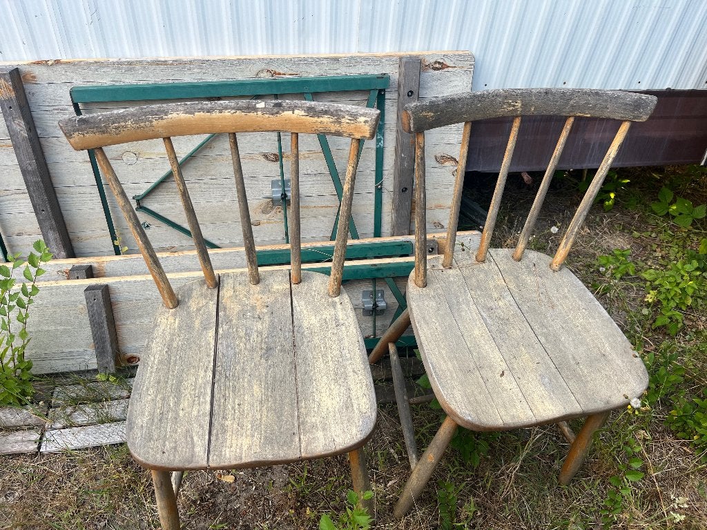 Gratis houten stoelen, Ophalen, Gebruikt, Bruin, Hout