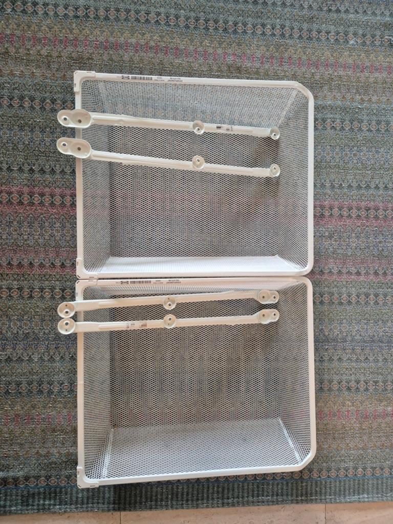 IKEA PAX Draadmand met Uittrekrails (2 stuks), Huis en Inrichting, Kasten | Kledingkasten, Ophalen, Minder dan 50 cm, Zo goed als nieuw
