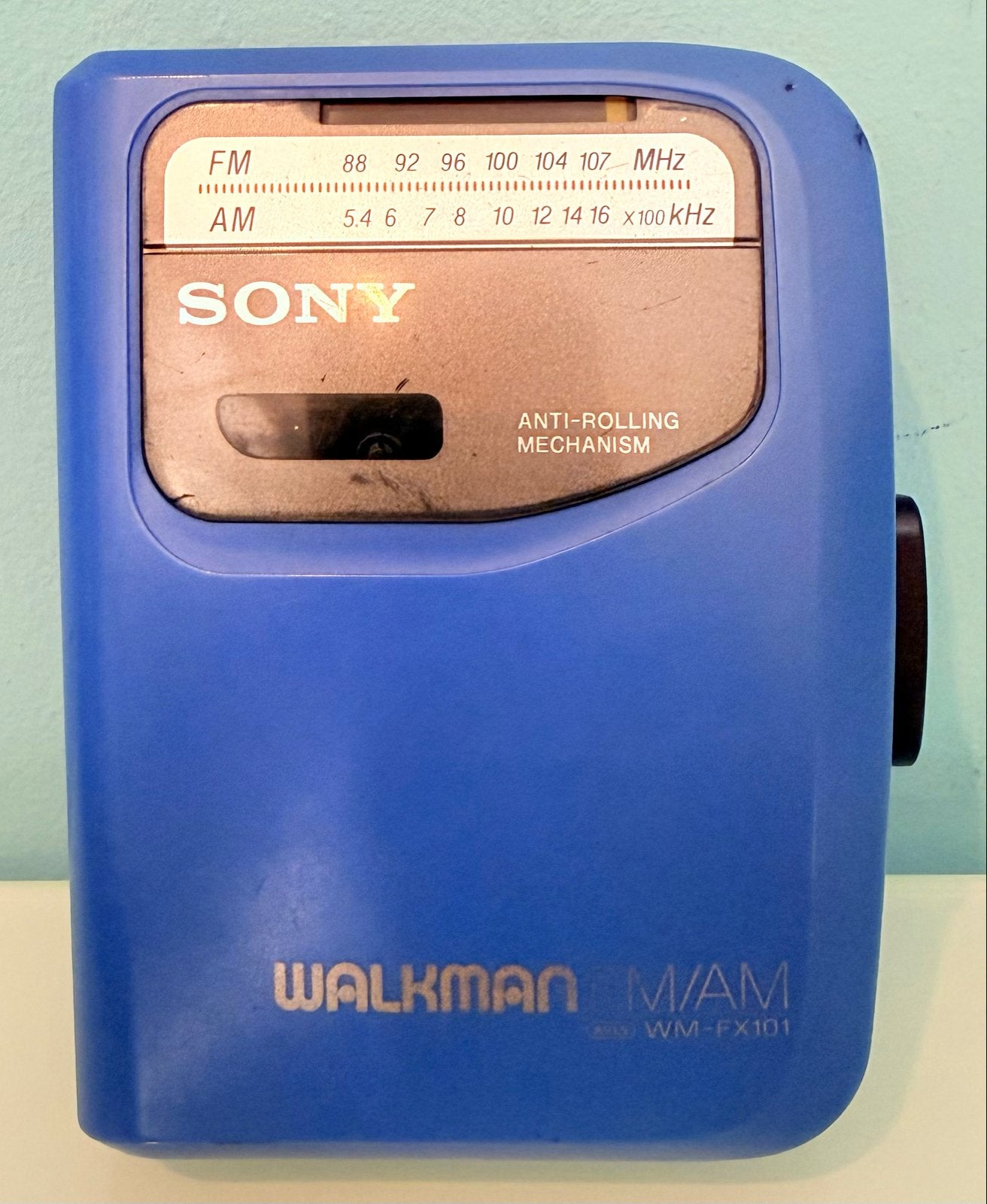 Sony Walkman WM-FX101 Radio Cassette Speler Blauw, Walkman, Sony, Ophalen of Verzenden, Sony