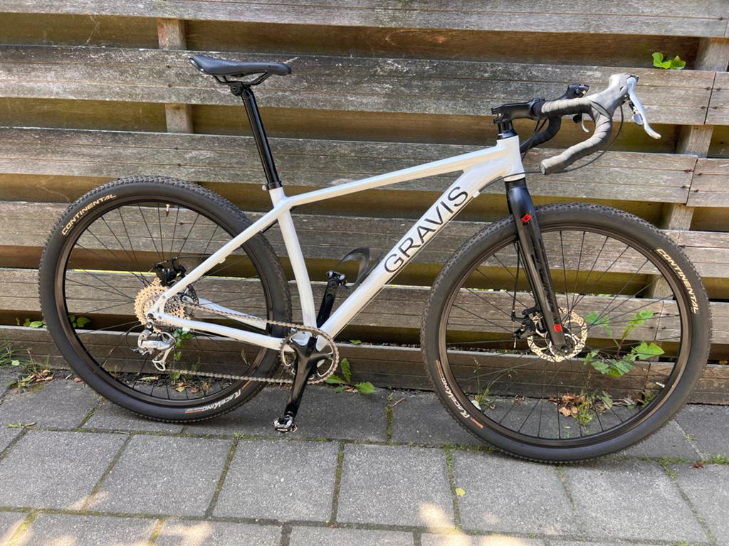 Gravelbike - Gravelfiets, Fietsen en Brommers, Fietsen | Racefietsen, Heren, Aluminium, Zo goed als nieuw, Schijfrem