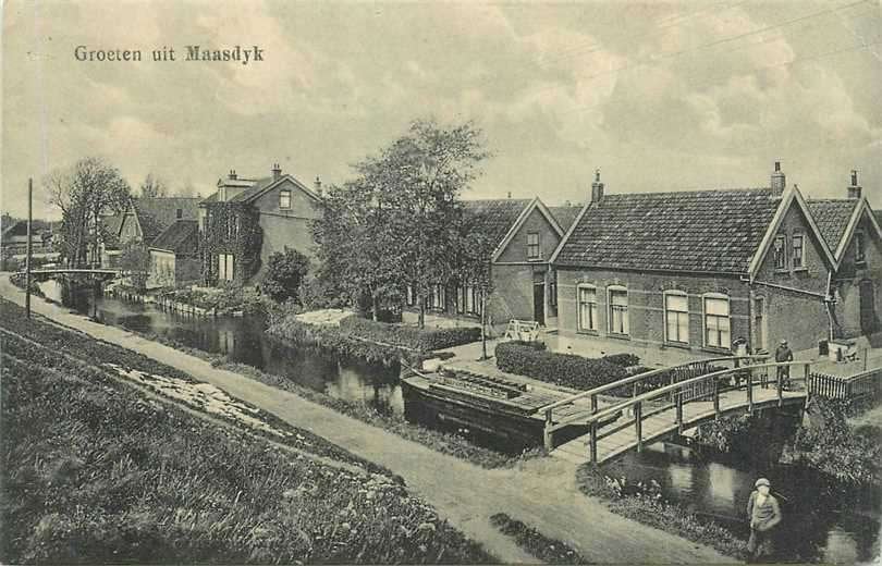 380-797-019 Maasdijk, Verzenden, Voor 1920, Zuid-Holland