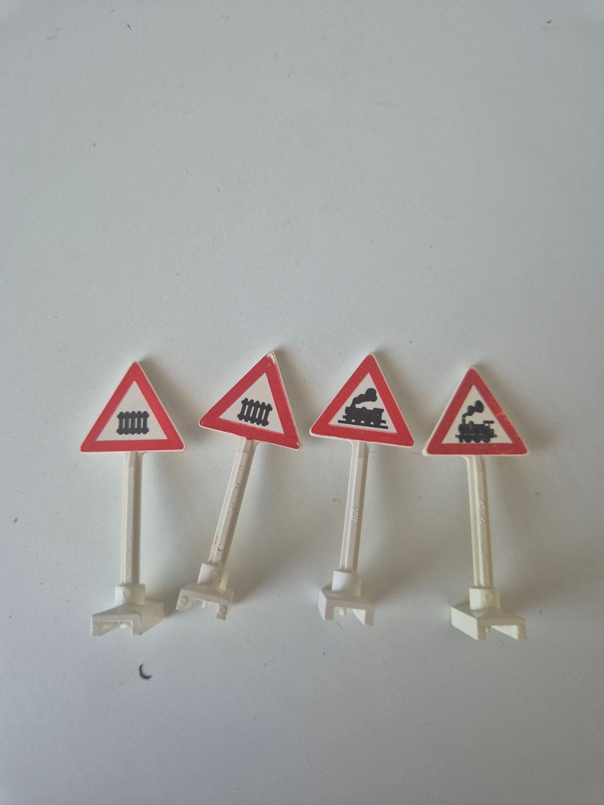 lego verkeerdbord trein onderdelen  spoorweg overgang, Ophalen of Verzenden