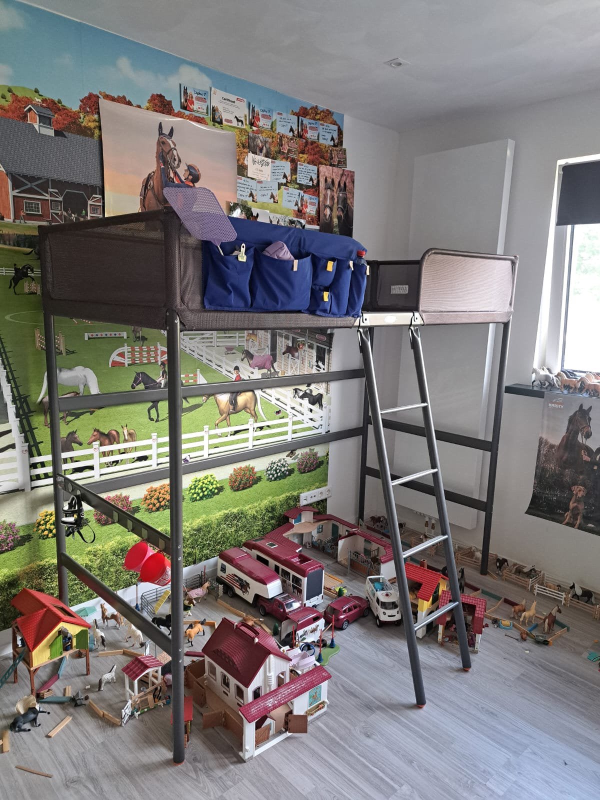 Hoogslaper Tuffing Ikea, Ophalen, Eenpersoons, Zo goed als nieuw, 90 cm