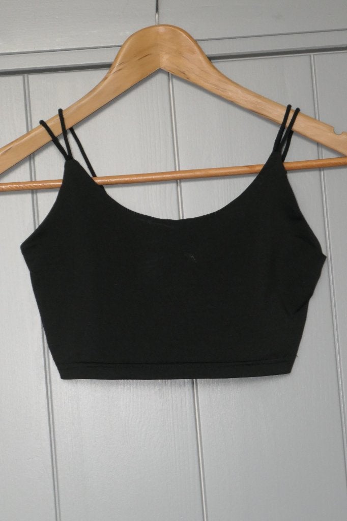 NIEUW Topje zwart met dubbele spaghettibandjes | XXS | Shein, Zwart, Nieuw, Ophalen of Verzenden, Zonder mouw