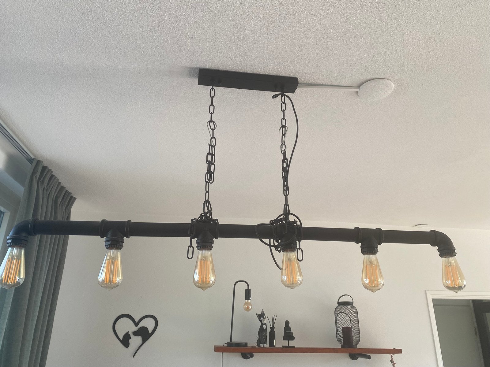 industriele hanglamp, Ophalen, E27 (groot), Zo goed als nieuw, Metaal