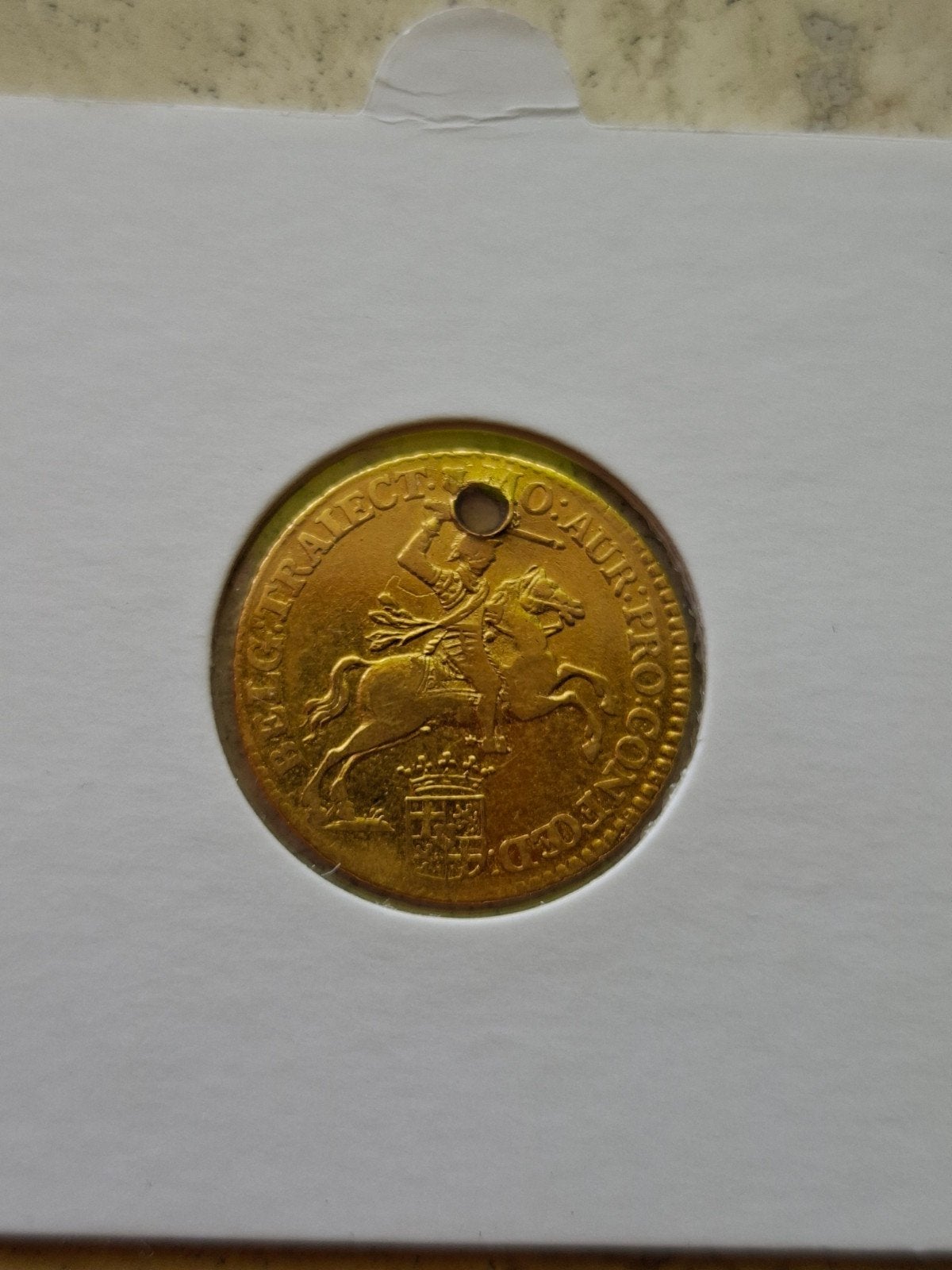 7 gulden 1760 halve gouden rijder, Vóór koninkrijk, Losse munt, Goud, Overige waardes
