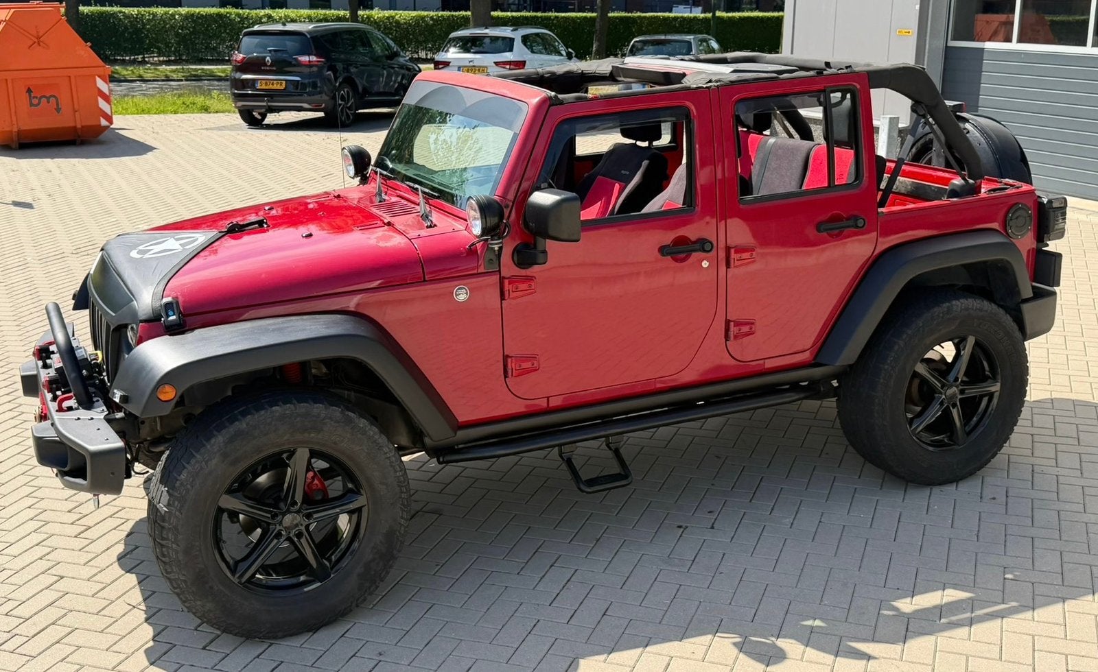 ‼️JEEP WRANGLER JK 3.8 V6 RUBICON HARD/SOFTTOP YOUNGTIMER‼️, Auto's, Automaat, Stof, Zwart, Bedrijf