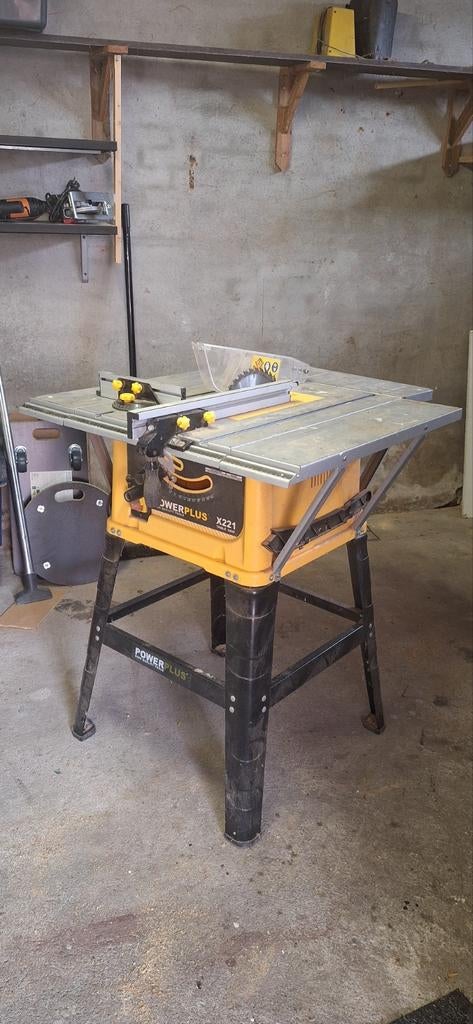 Powerplus tafelcirkelzaag machine, Ophalen of Verzenden, 1200 watt of meer, Cirkelzaag, 30 tot 70 mm