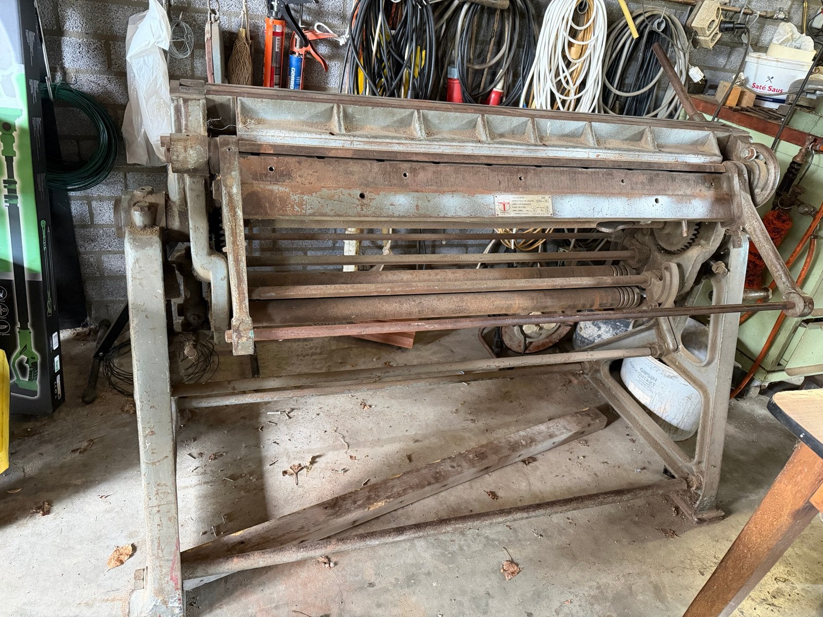 Jorg Zetbank 4601 - 1020mm werkbreedte, Ophalen of Verzenden