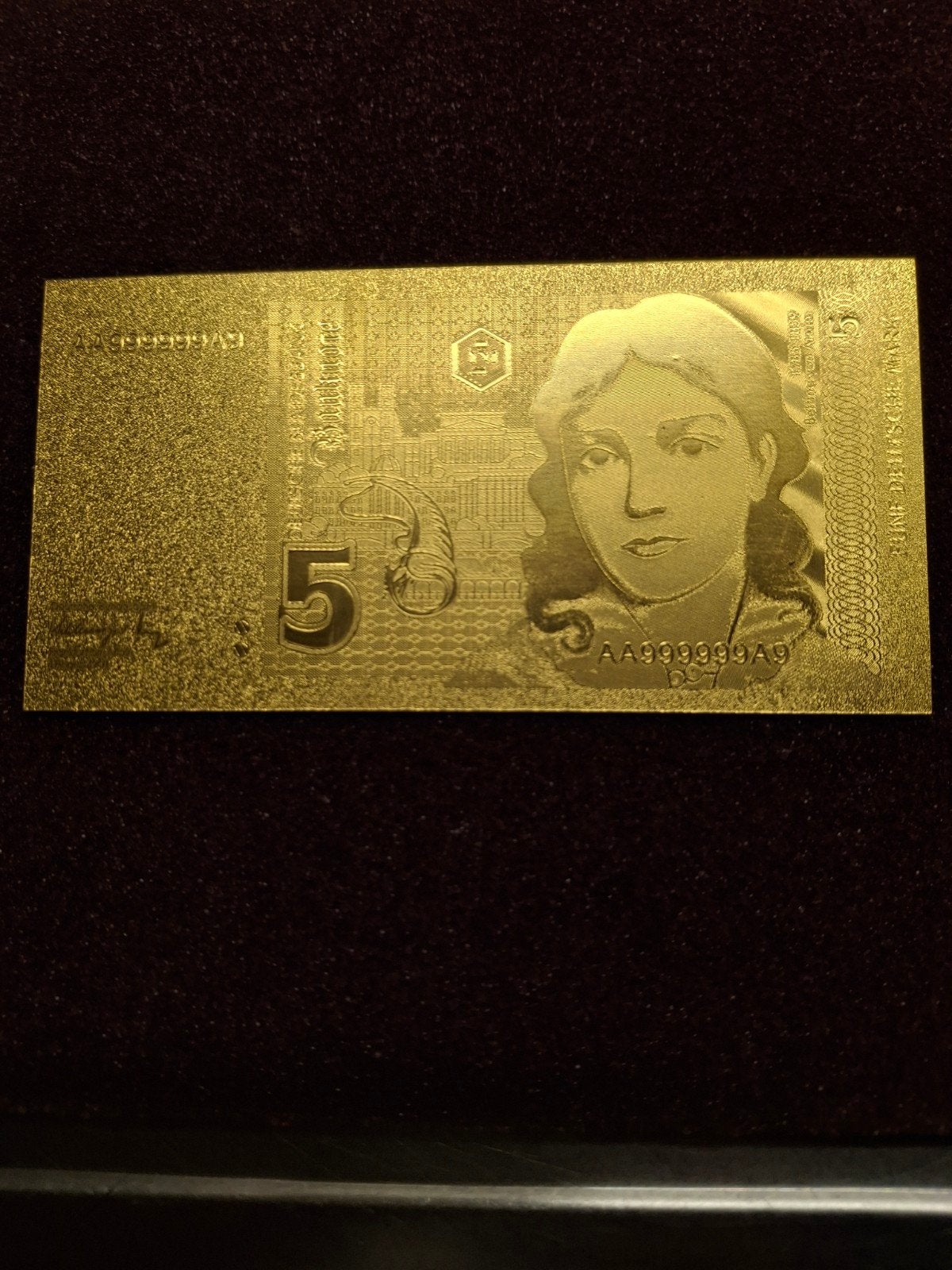 goud folie  biljet, Ophalen of Verzenden, Euro's