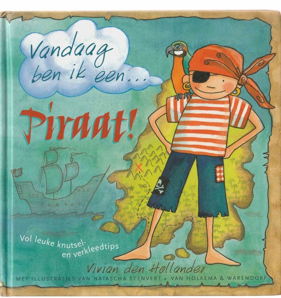 Vandaag ben ik een...piraat - Vivian den Hollander"", Ophalen of Verzenden, Zo goed als nieuw, Vivian den Hollander, Fictie algemeen