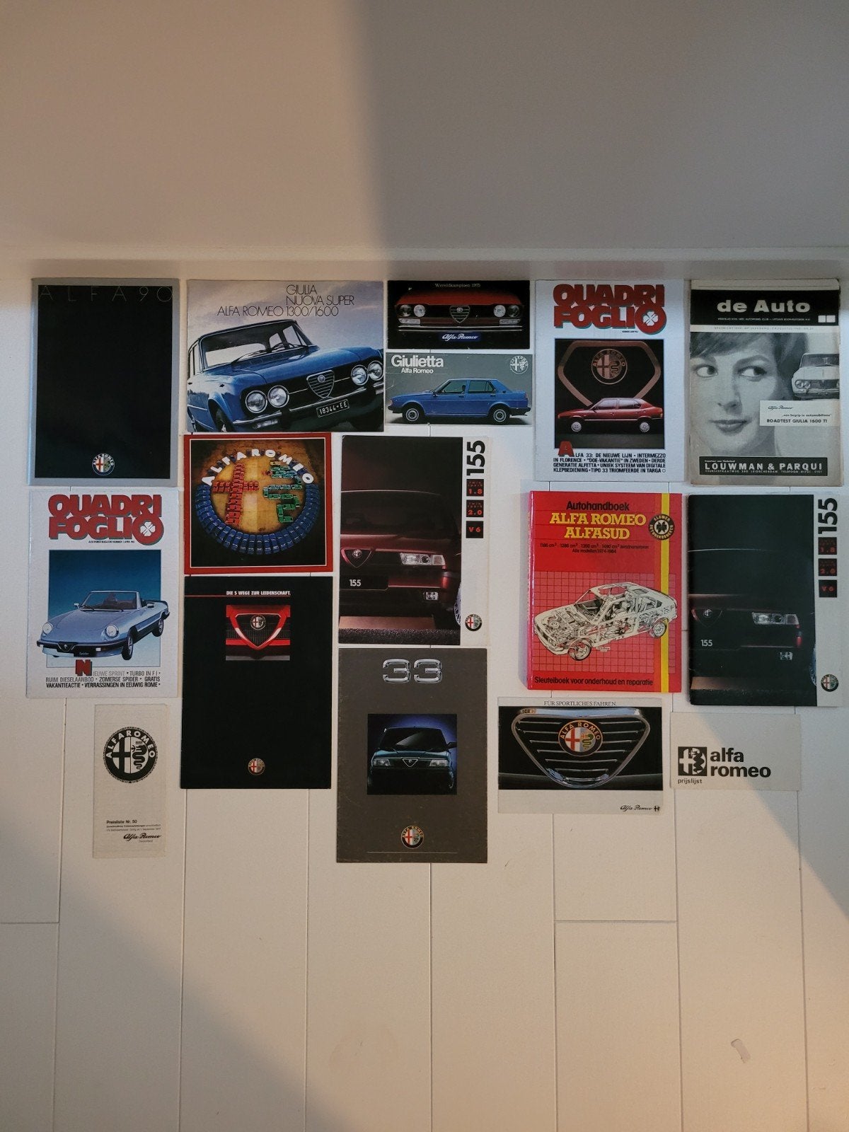 Alfa Romeo folders en handboeken - Collectie, Ophalen of Verzenden, Gelezen, Alfa Romeo, Diverse