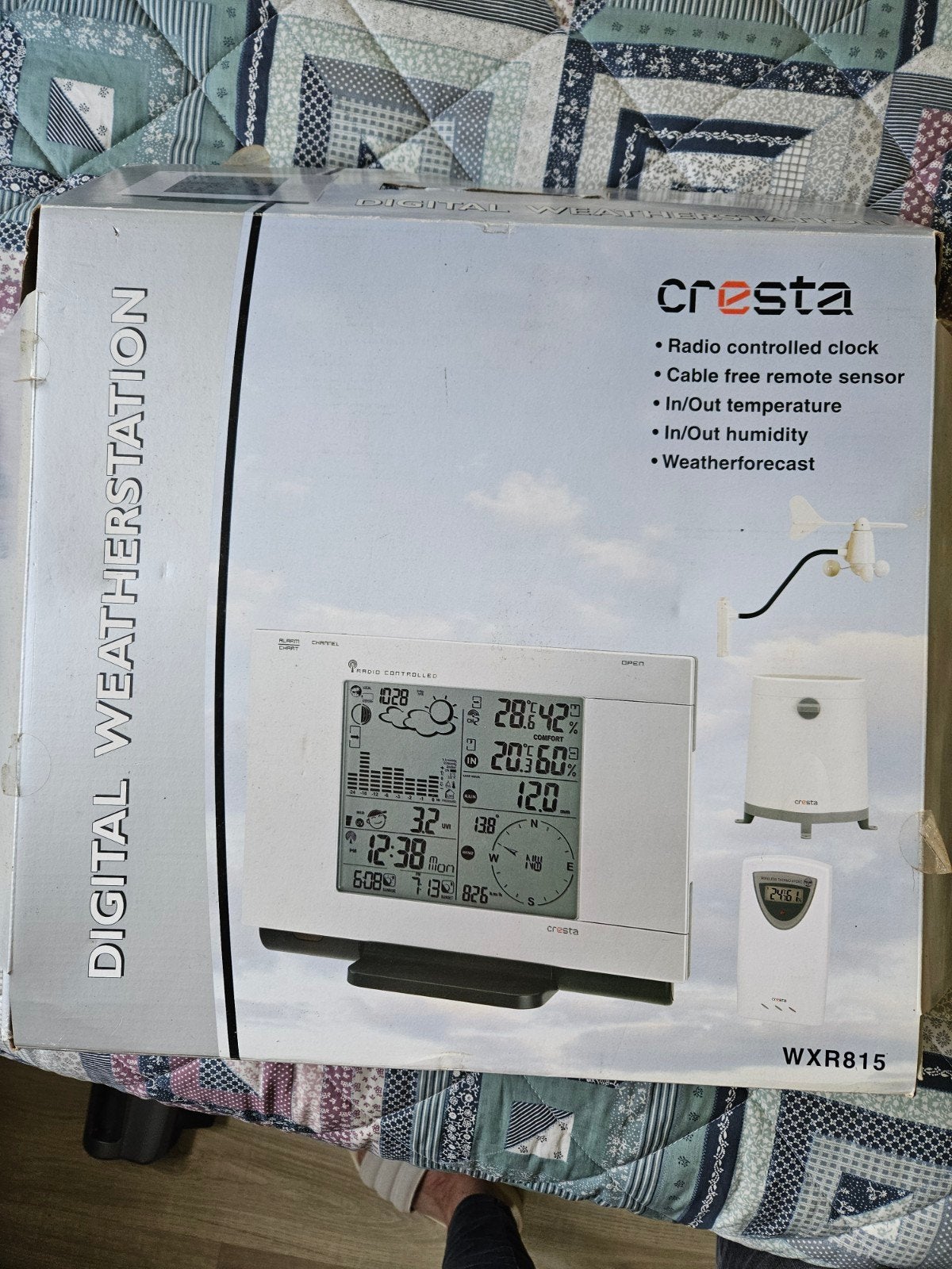 Cresta WXR815 Digitaal Weerstation - Nieuw in verpakking, Ophalen of Verzenden, Nieuw, Weerstation
