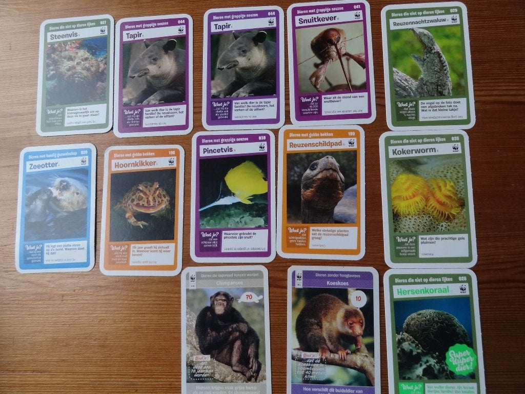 dierenkaartjes van ah jaar ???, Albert Heijn, Ophalen of Verzenden