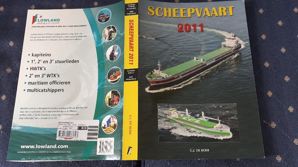 Scheepvaart 2011 - Jaarboek G.J. de Boer, Ophalen of Verzenden, Zo goed als nieuw, G.J. de Boer