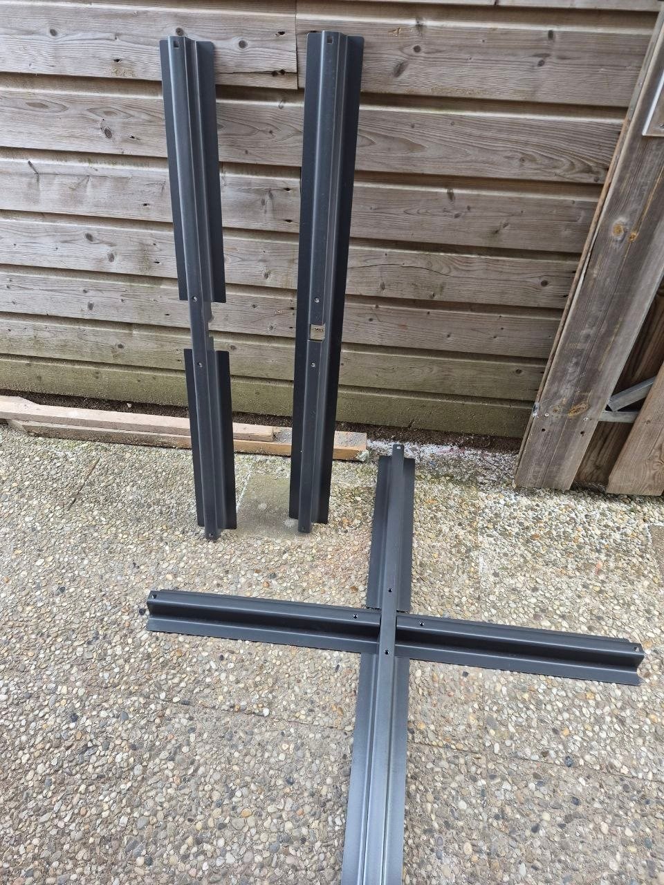 Grondliggers voor parasolvoet - 1 meter, met stenen, Ophalen of Verzenden, Minder dan 1 meter, Parasolvoet