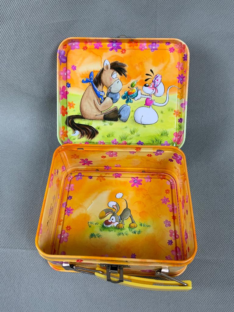 Diddl lunchbox Diddlina, Galupy, Bibompl en Mimihopps, Verzamelen, Ophalen of Verzenden, Diddl, Gebruikt, Tas, Koffer of Zak